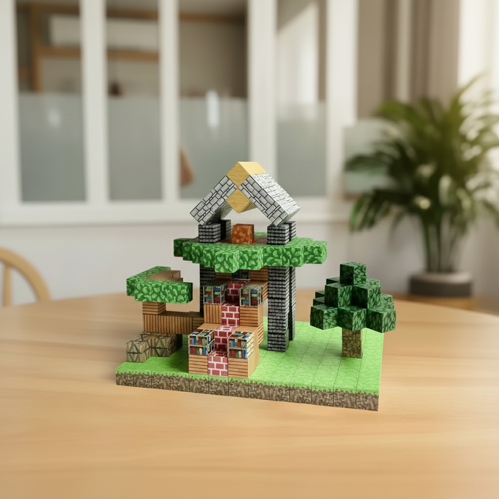 Enlarged Minecraft house